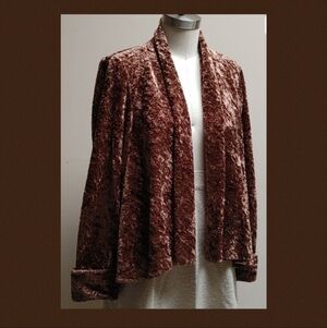 Brown Persian Lamb Swing Jacket Size PL